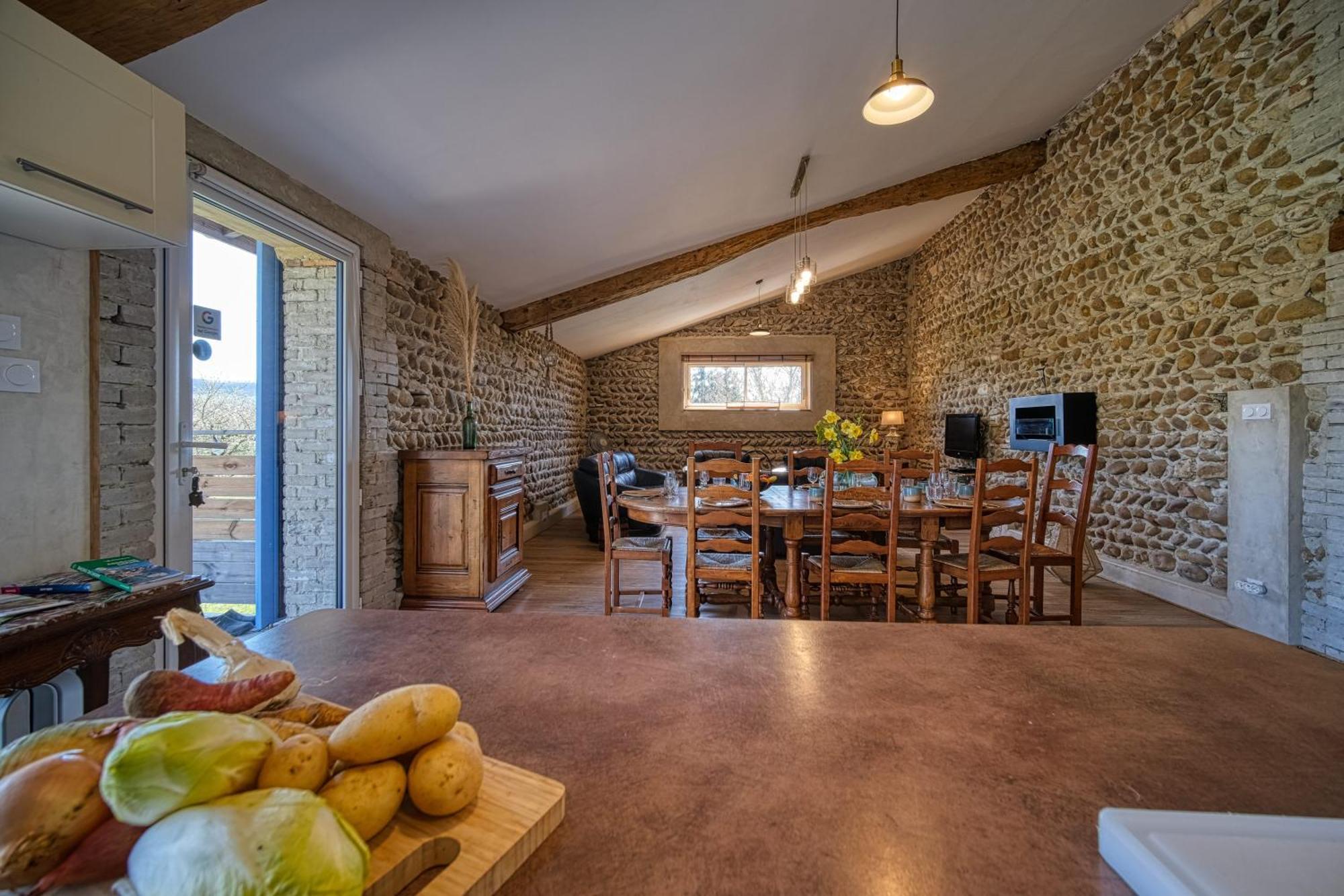 Maison Michonieres - Gite 3 Etoiles - 8 Personnes Miribel  Eksteriør billede